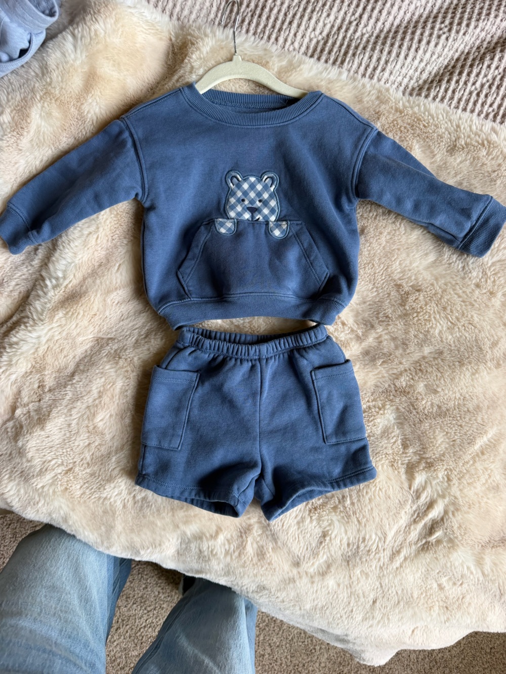 Gap Sweat Short Set Blue 6-12